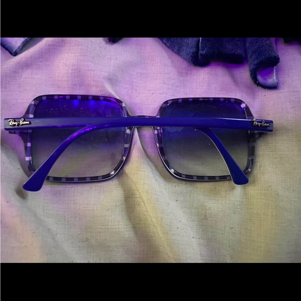 Ray-Ban Purple Square Sunglasses - Picture 3 of 3